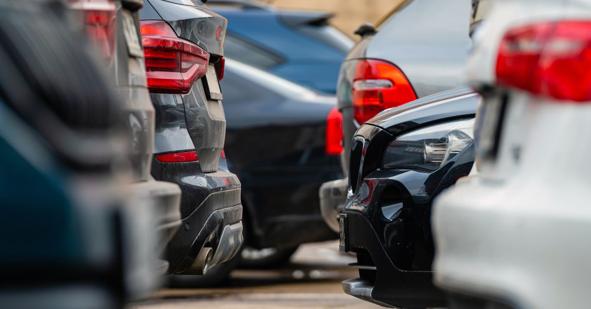 Cars Parked at the Parking Lot.